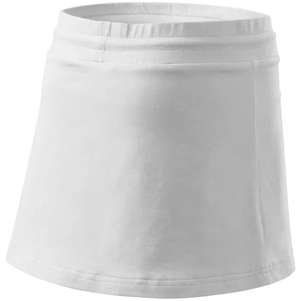  Damenrock mit Shorts MALFINI TWO IN ONE 604 WEIß 
