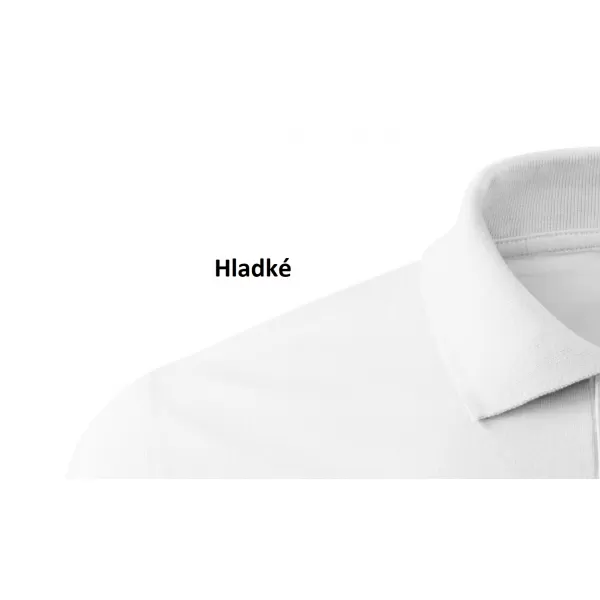  Herren-T-Shirt mit Kragen MALFINI SINGLE J. 202 WEIß 