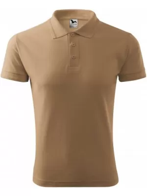 Herren-T-Shirt mit Kragen MALFINI PIQUE POLO 203 SANDIG