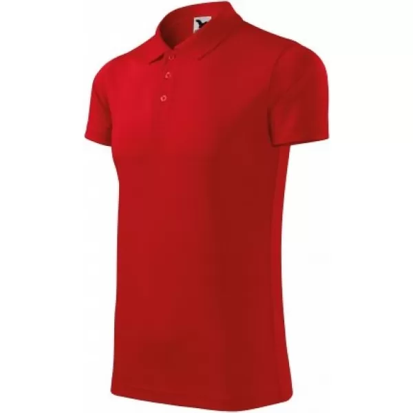  Herren-Funktions-T-Shirt mit Kragen MALFINI VICTORY 217 ROT 