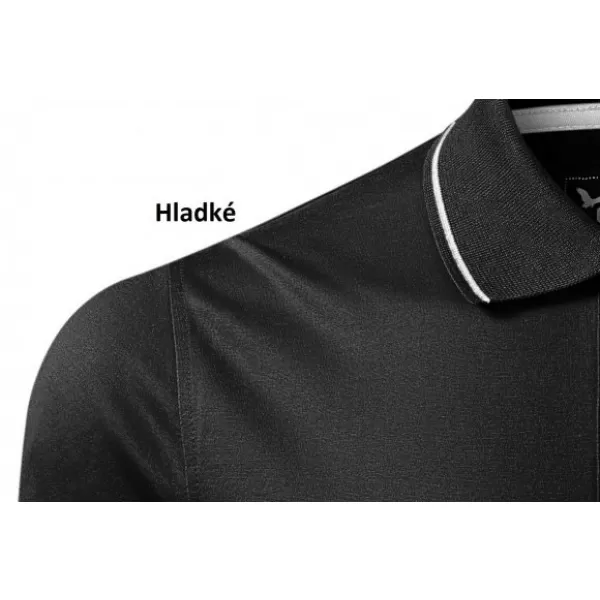  Herren-T-Shirt mit Kragen MALFINI PREMIUM GRAND 259 SCHWARZ 
