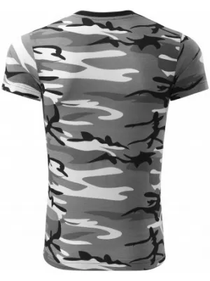 Herren-T-Shirt MALFINI CAMOUFLAGE 144 TARNGRAU