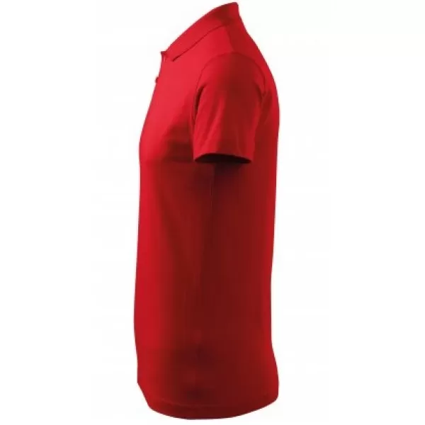  Herren-T-Shirt mit Kragen MALFINI SINGLE J. 202 ROT 