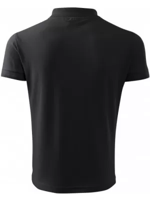 Herren-T-Shirt mit Kragen MALFINI PIQUE POLO 203 EBENHOLZGRAU