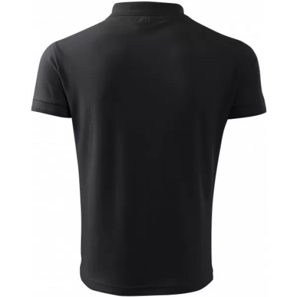  Herren-T-Shirt mit Kragen MALFINI PIQUE POLO 203 EBENHOLZGRAU 