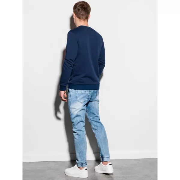  Herren -Sweatshirt OMBRE AB1045 MARINE 