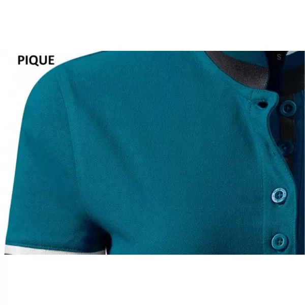  Herren-T-Shirt mit Kragen MALFINI PREMIUM COLLAR UP 256 KEROSIN 