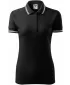Damen-T-Shirt mit Kragen MALFINI URBAN 220 SCHWARZ
