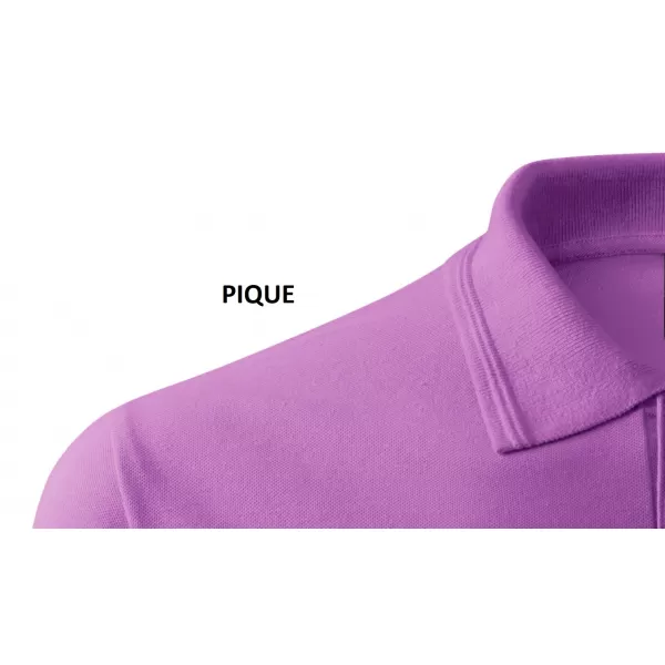  Damen-T-Shirt mit Kragen MALFINI PIQUE POLO 210 LILA 