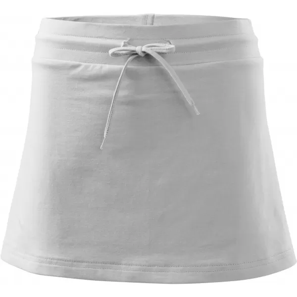  Damenrock mit Shorts MALFINI TWO IN ONE 604 WEIß 