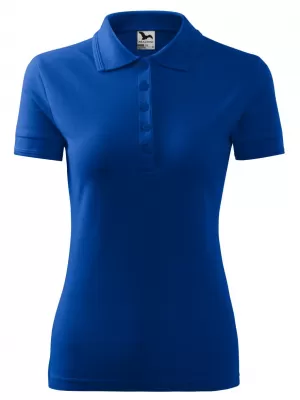 Damen-T-Shirt mit Kragen MALFINI PIQUE POLO 210 KÖNIGSBLAU