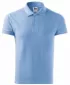 Herren-T-Shirt mit Kragen MALFINI HEAVY 215 HIMMELBLAU