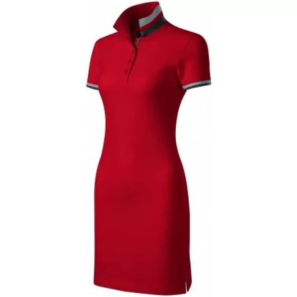  Damenkleid mit Kragen MALFINI PREMIUM DRESS UP 271 ROTE FORMEL 