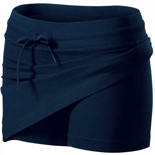  Damenrock mit Shorts MALFINI TWO IN ONE 604 MARINEBLAU 