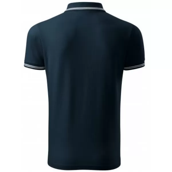  Herren-T-Shirt mit Kragen MALFINI URBAN 219 MARINEBLAU 