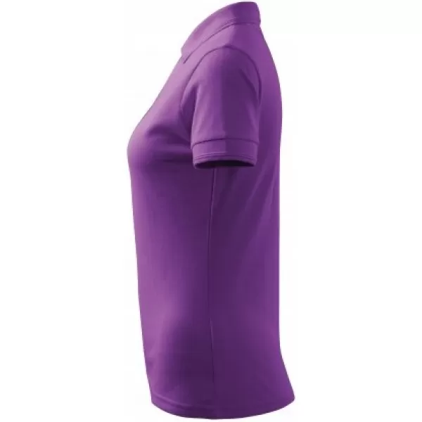  Damen-T-Shirt mit Kragen MALFINI PIQUE POLO 210 LILA 