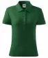 Damen-T-Shirt mit Kragen MALFINI COTTON 213 FLASCHENGRÜN