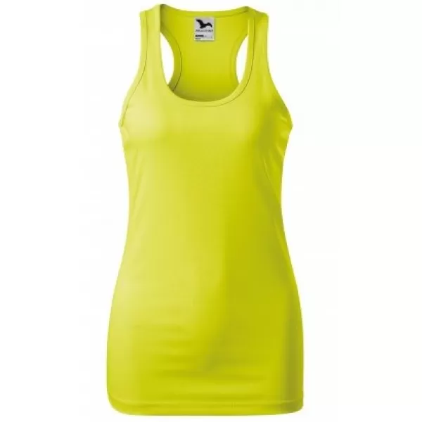  Funktions-Tanktop für Damen MALFINI RACER 167 NEONGELB 
