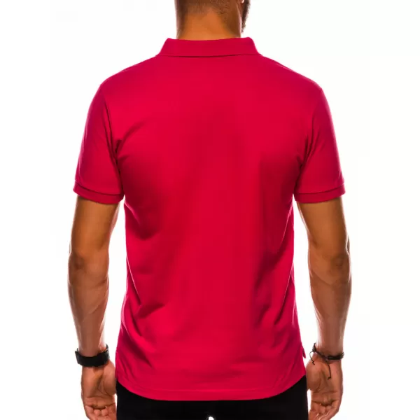  Herren t -Shirt mit einem Kragen OMBRE AS1048 ROT 