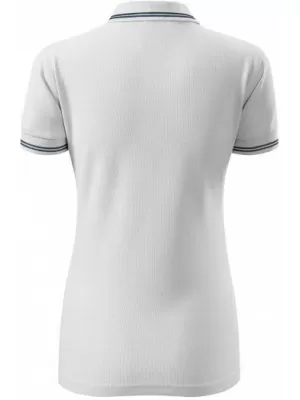 Damen-T-Shirt mit Kragen MALFINI URBAN 220 WEIß