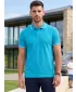 Herren-T-Shirt mit Kragen MALFINI URBAN 219 TÜRKIS