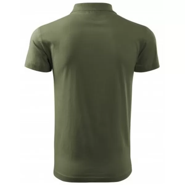  Herren-T-Shirt mit Kragen MALFINI SINGLE J. 202 KHAKI 