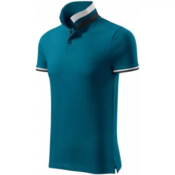  Herren-T-Shirt mit Kragen MALFINI PREMIUM COLLAR UP 256 KEROSIN 