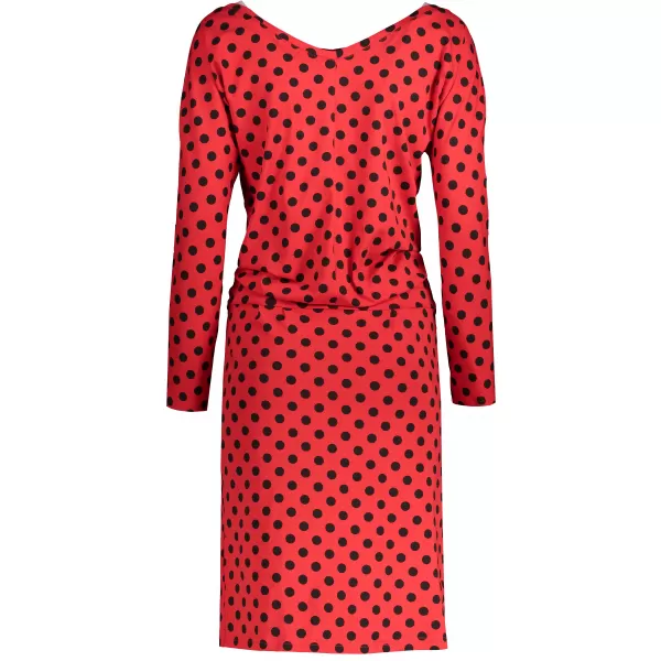  Kleid NUMOCO CRISTINA A189-8 ROT/SCHWARZ 