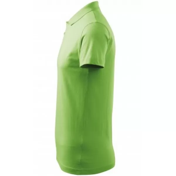  Herren-T-Shirt mit Kragen MALFINI SINGLE J. 202 GRASGRÜN 