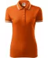 Damen-T-Shirt mit Kragen MALFINI URBAN 220 ORANGE