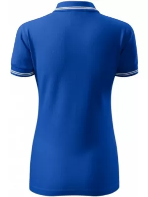 Damen-T-Shirt mit Kragen MALFINI URBAN 220 KÖNIGSBLAU