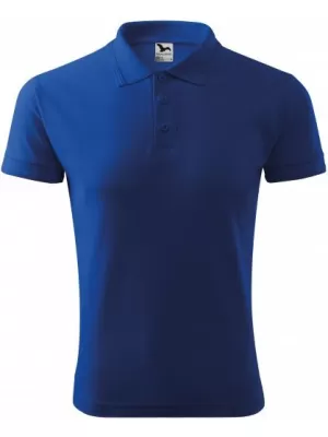 Herren-T-Shirt mit Kragen MALFINI PIQUE POLO 203 KÖNIGSBLAU