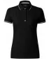 Damen-T-Shirt mit Kragen MALFINI PREMIUM PERFECTION PLAIN 253 SCHWARZ