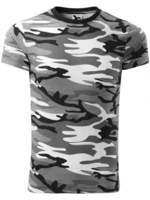 Herren-T-Shirt MALFINI CAMOUFLAGE 144 TARNGRAU