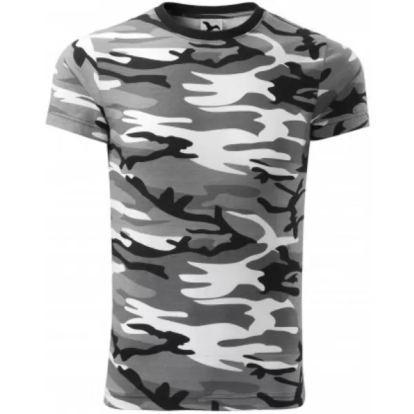  Herren-T-Shirt MALFINI CAMOUFLAGE 144 TARNGRAU 