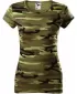 Damen-T-Shirt MALFINI CAMO PURE 122 TARNGRÜN