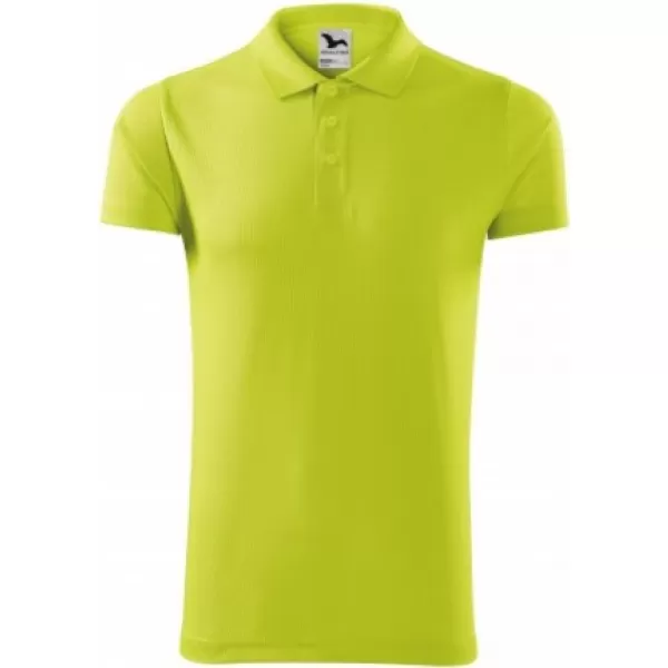  Herren-Funktions-T-Shirt mit Kragen MALFINI VICTORY 217 KALK 