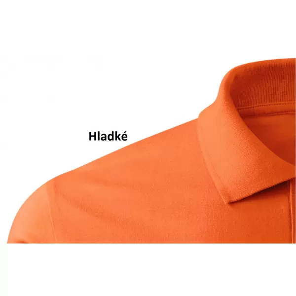  Herren-T-Shirt mit Kragen MALFINI SINGLE J. 202 ORANGE 