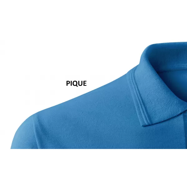  Damen-T-Shirt mit Kragen MALFINI PIQUE POLO 210 AZURBLAU 