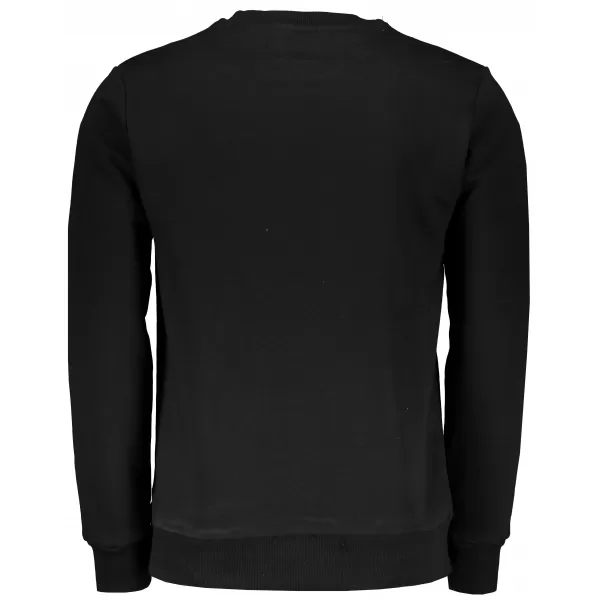  Herren -Sweatshirt OMBRE AB1045 SCHWARZ 