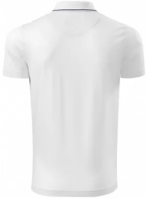 Herren-T-Shirt mit Kragen MALFINI PREMIUM GRAND 259 WEIß