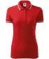 Damen-T-Shirt mit Kragen MALFINI URBAN 220 ROT