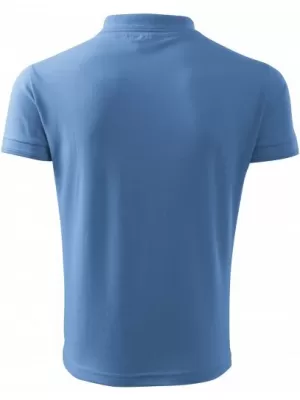 Herren-T-Shirt mit Kragen MALFINI PIQUE POLO 203 HIMMELBLAU