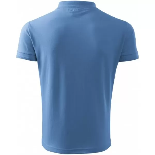  Herren-T-Shirt mit Kragen MALFINI PIQUE POLO 203 HIMMELBLAU 