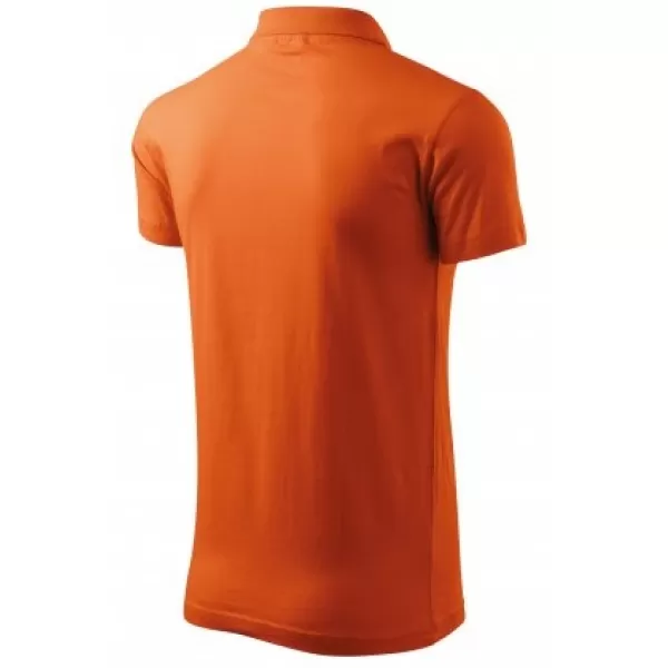  Herren-T-Shirt mit Kragen MALFINI SINGLE J. 202 ORANGE 