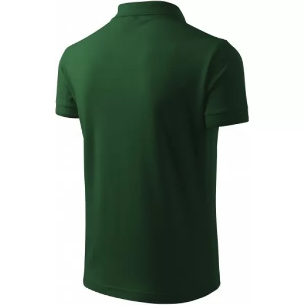  Herren-T-Shirt mit Kragen MALFINI PIQUE POLO 203 FLASCHENGRÜN 