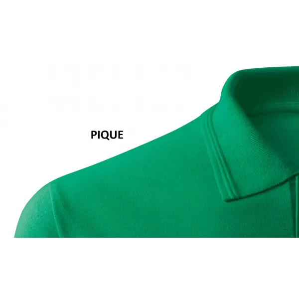  Damen-T-Shirt mit Kragen MALFINI PIQUE POLO 210 MITTELGRÜN 