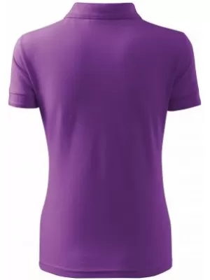 Damen-T-Shirt mit Kragen MALFINI PIQUE POLO 210 LILA