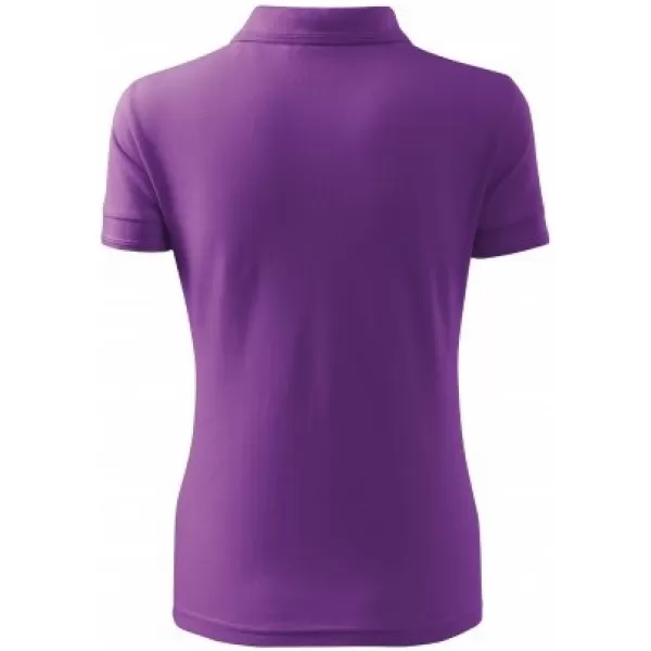  Damen-T-Shirt mit Kragen MALFINI PIQUE POLO 210 LILA 