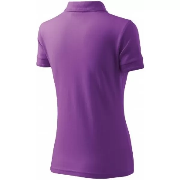  Damen-T-Shirt mit Kragen MALFINI PIQUE POLO 210 LILA 